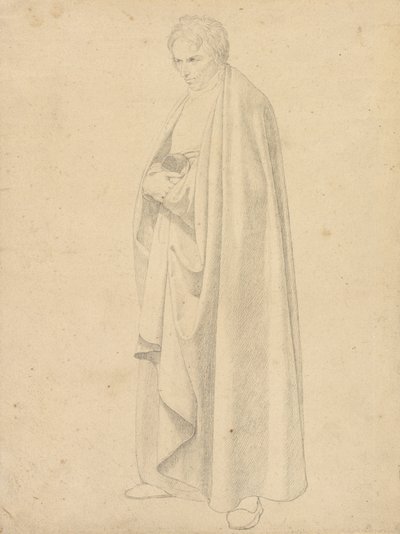 Joseph Wintergerst in a Floor-Length Coat by Friedrich Wilhelm von Schadow